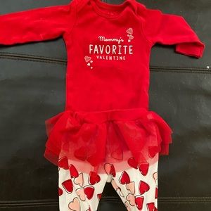 Carter’s Valentine’s outfit newborn